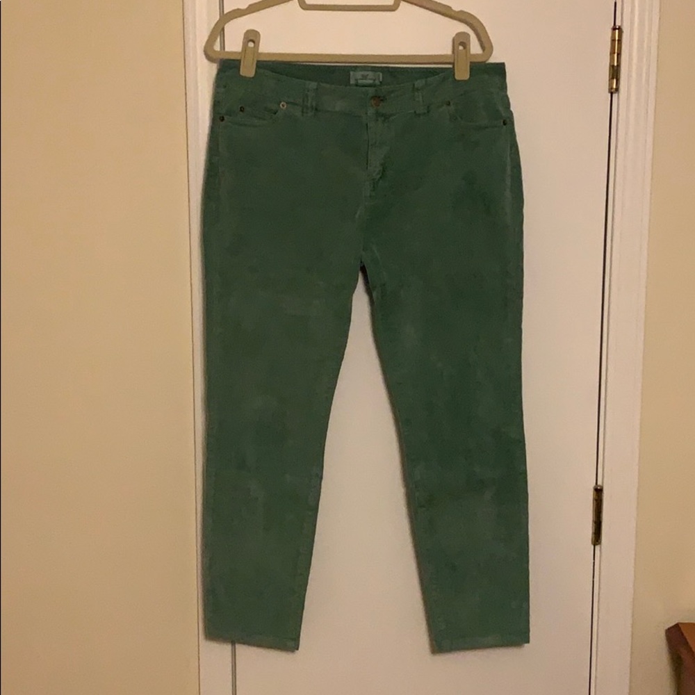 Vineyard Vines green corduroy pants size 12